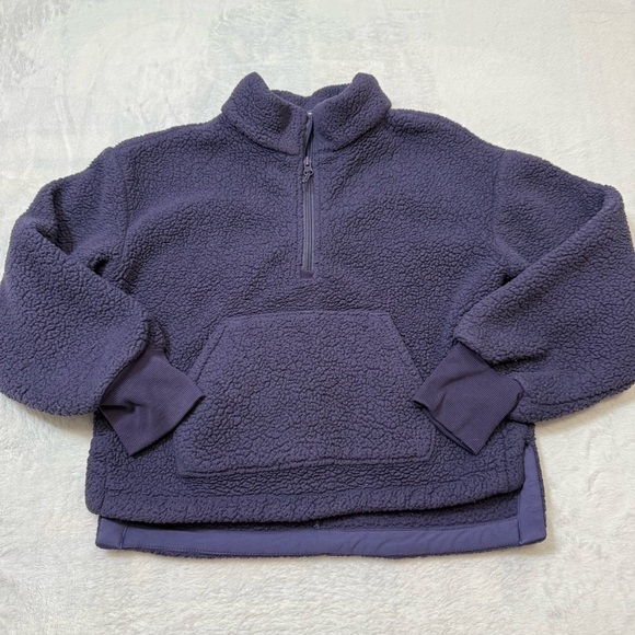 🍁 3/$15 All in Motion Kids' Fleece Pullover - Dark Purple - Picture 1 of 4